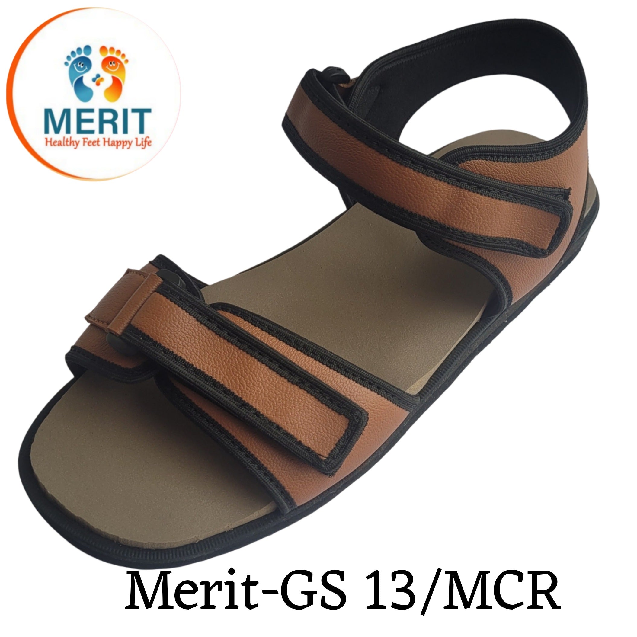 GS13mcr Merit Doctor Extra Soft Ortho Care Diabetic And Orthopedic Footwear For Men - GS-13