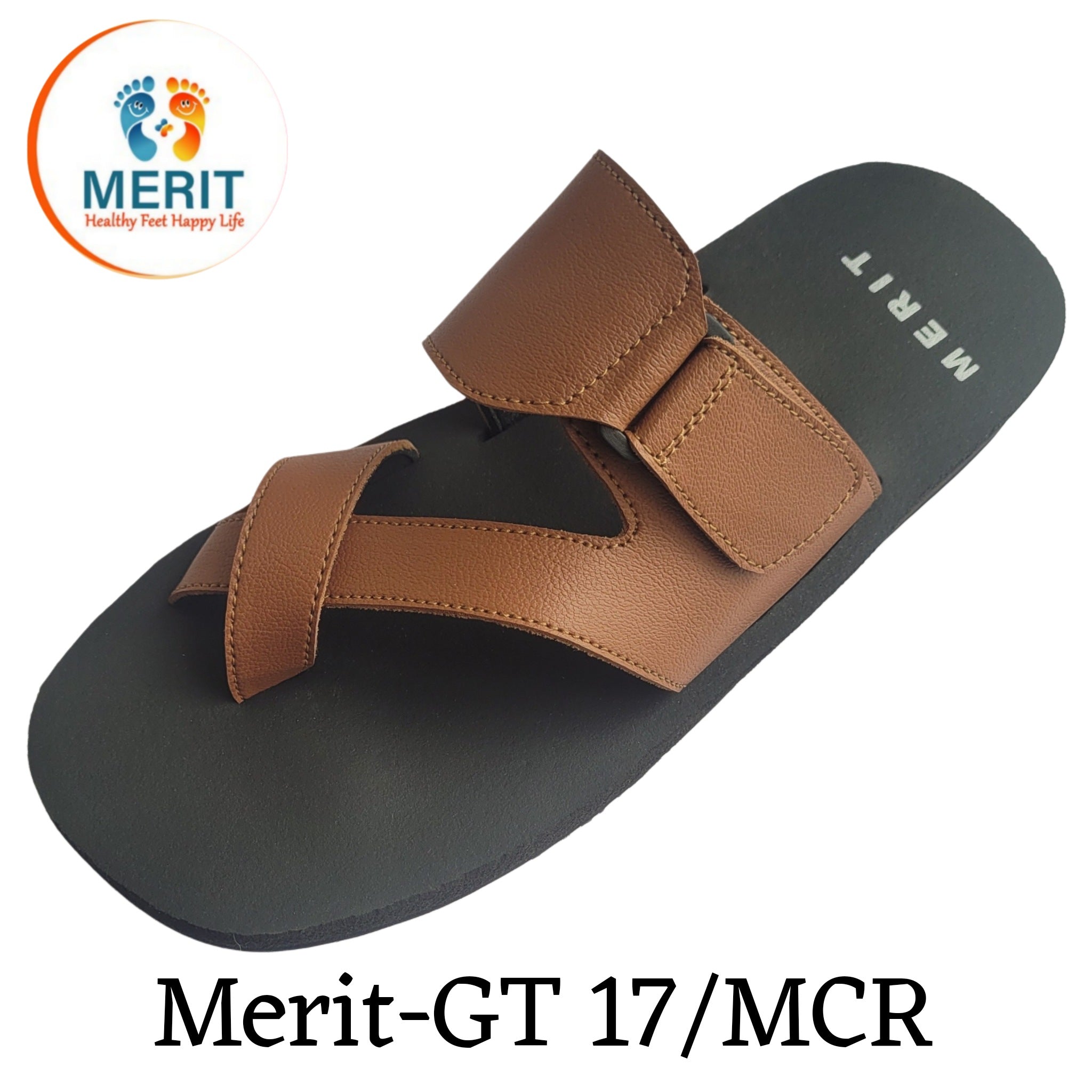 GT17mcr Merit Doctor Extra Soft Ortho Care Diabetic And Orthopedic Footwear For Men - GT - 17 MCR