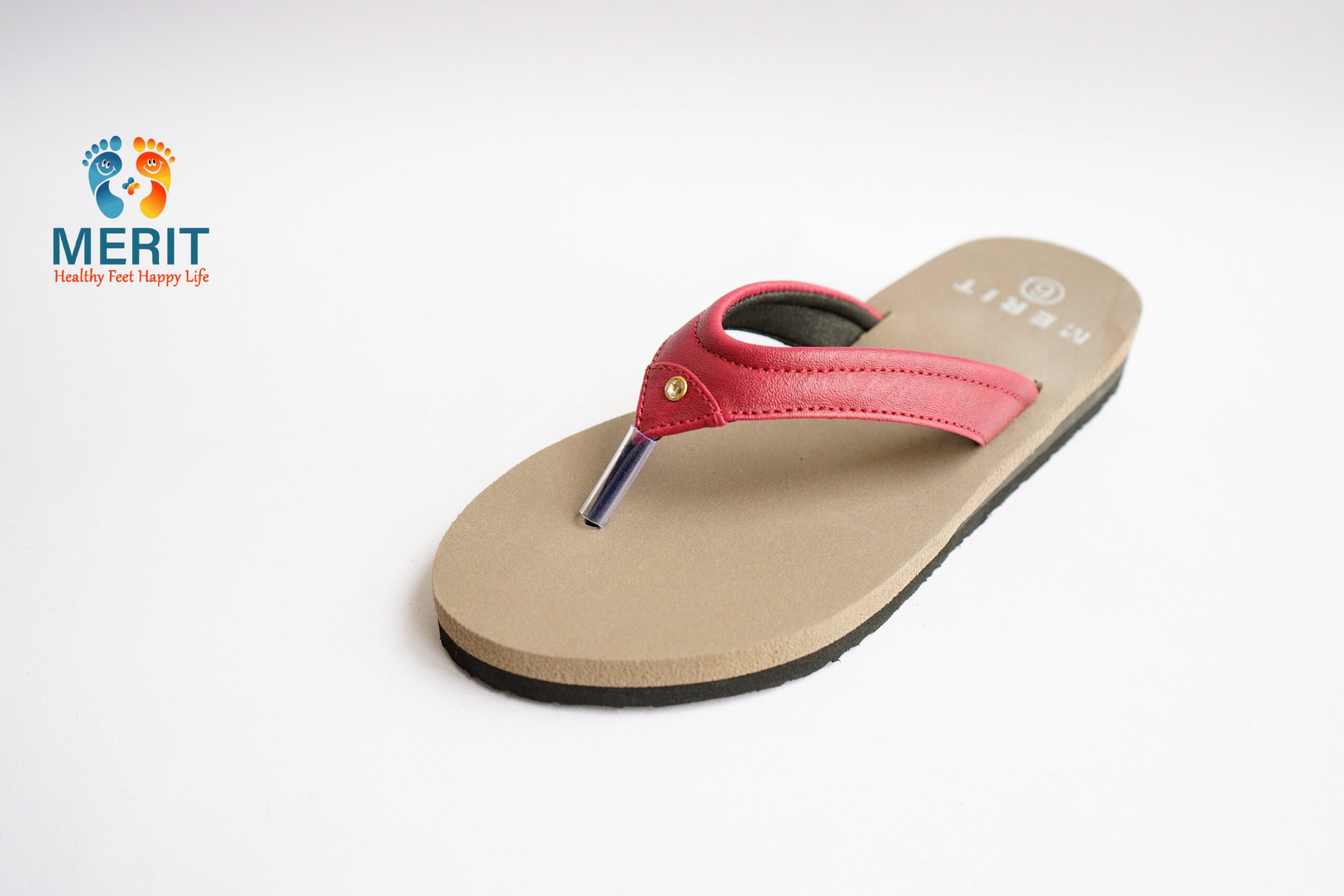 LB16-MCR_3 Merit Doctor Extra Soft Ortho Care Diabetic And Orthopedic Footwear For Women - LB-16