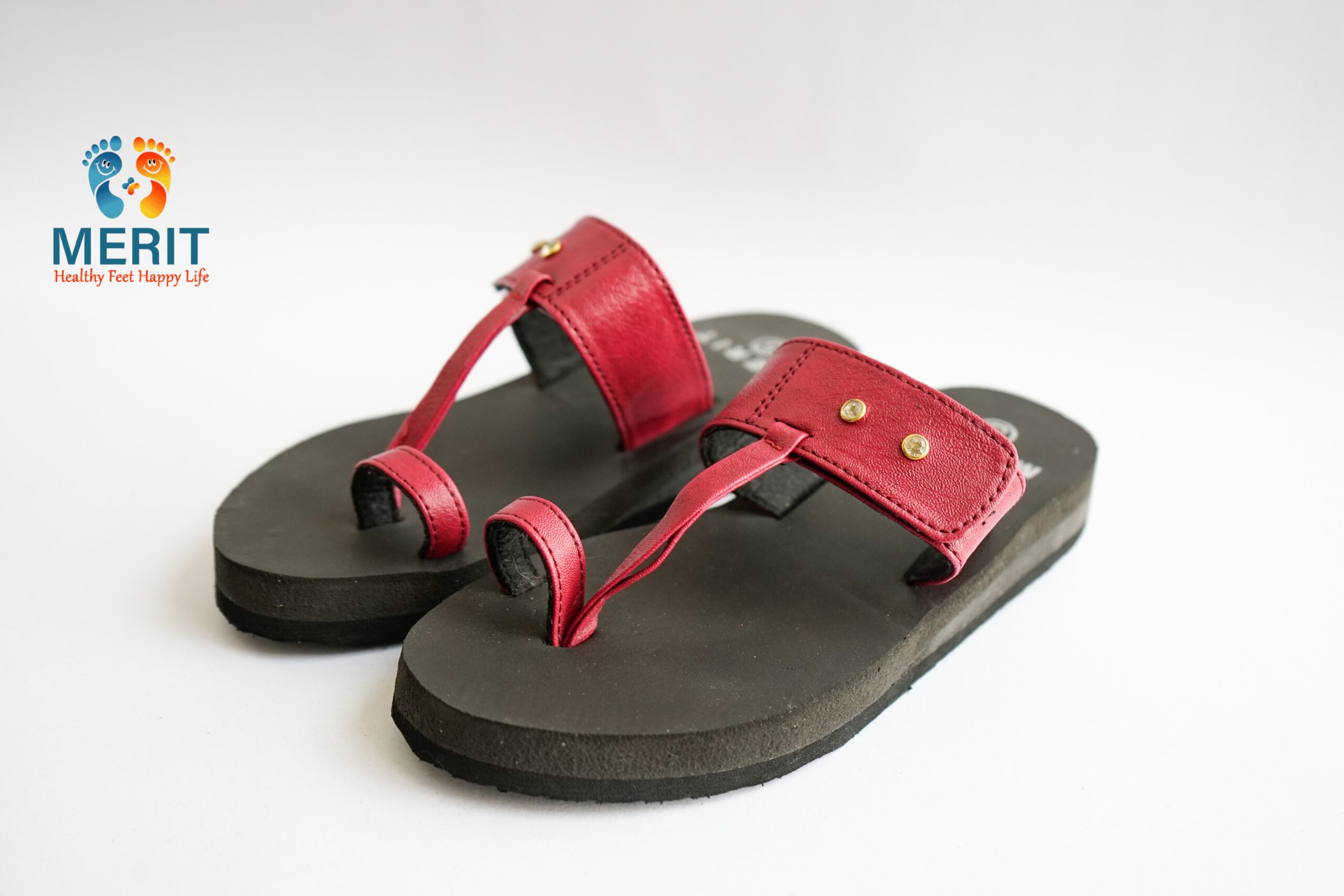 LTV14-MCR_1 Merit Doctor Extra Soft Ortho Care Diabetic And Orthopedic Footwear For Women - LTV-14