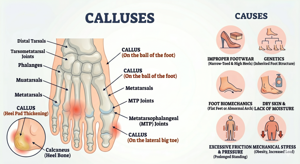 Calluses calluses pain